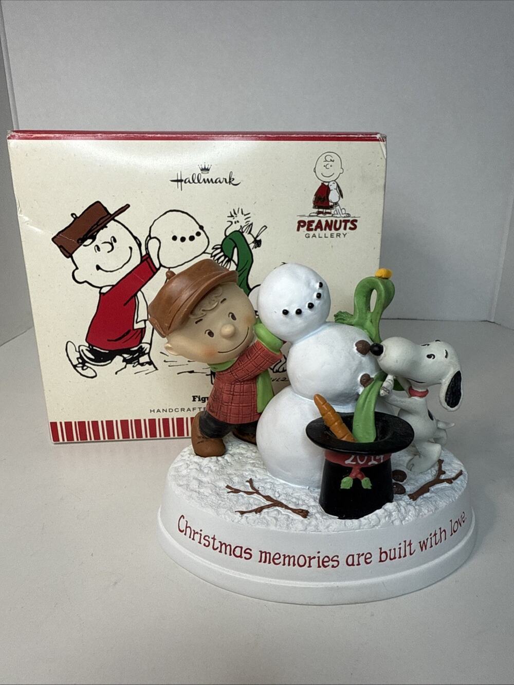 Hallmark Peanuts Gallery 2014 Christmas Memories Are Built With Love READ DESC